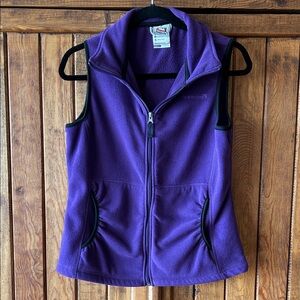 Avalanche Women's Purple Fleece Vest. Medium